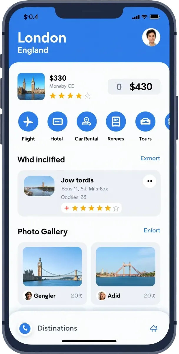 نمونه اپلیکیشن روی گوشی